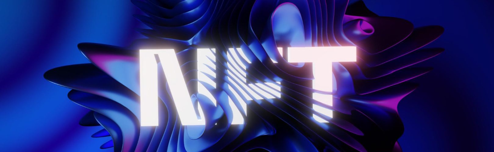 lettering-nft-blue-metallic-wavy-layered-structure-blur-background (1)